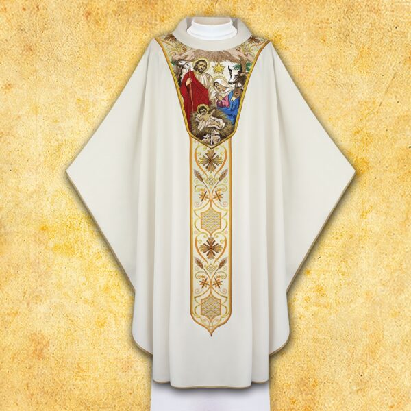 Embroidered Chasuble for Christmas