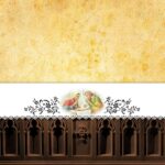 Openwork altar tablecloth - laser cut with thermal sublimation printing