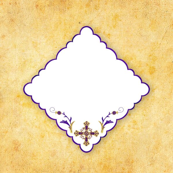 Embroidered Napkin "Crown of Thorns" 32X32