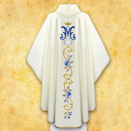 Embroidered chasuble "Maryjny"