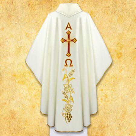 Embroidered chasuble "Maryjny"