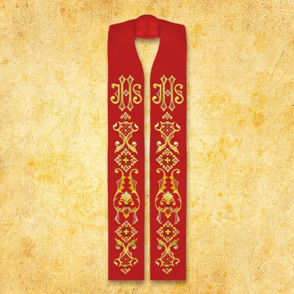 Stuła Haftowana "Ihs" Embroidered Stole "IHS"
