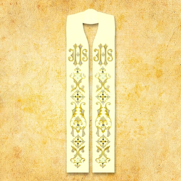 Stuła Haftowana "Ihs" Embroidered Stole "IHS"