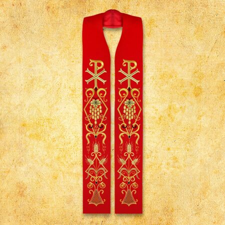 Embroidered chasuble "PX"