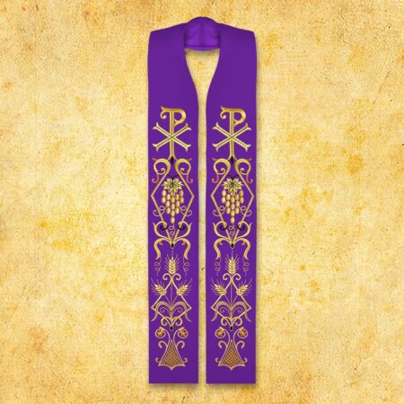 Embroidered chasuble "PX"