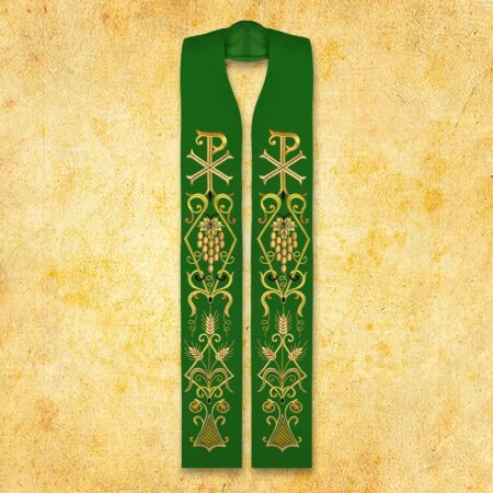 Embroidered chasuble "PX"