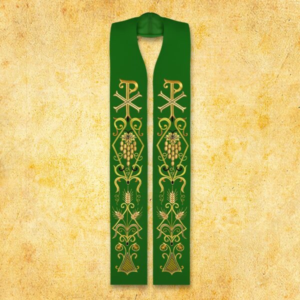 Embroidered chasuble "PX"