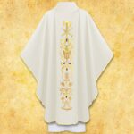 Embroidered chasuble "PX"