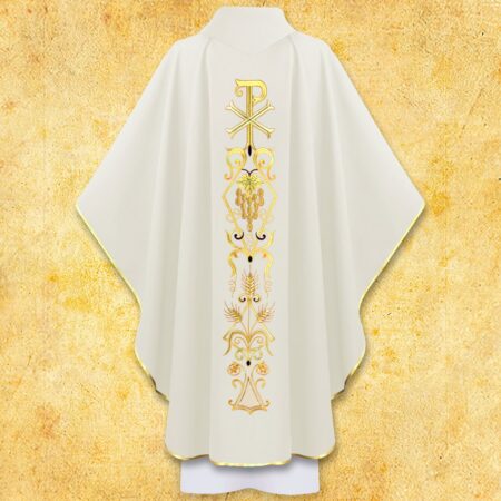 Embroidered chasuble "PX"
