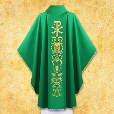 Embroidered chasuble "PX"