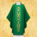 Embroidered chasuble "PX"