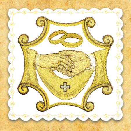 Embroidered chasuble "Maryjny"