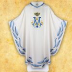 Embroidered chasuble "Maryjny"