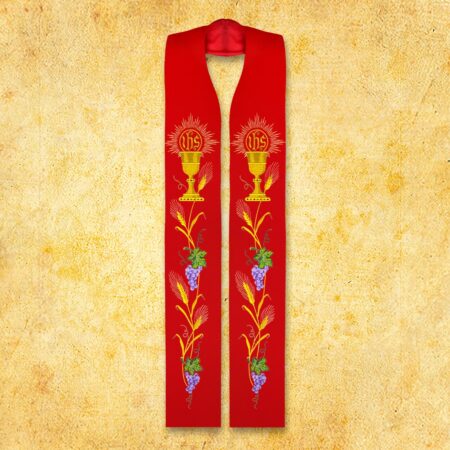 Embroidered stole "Chalice"