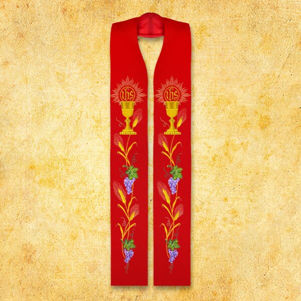 Embroidered stole "Chalice"