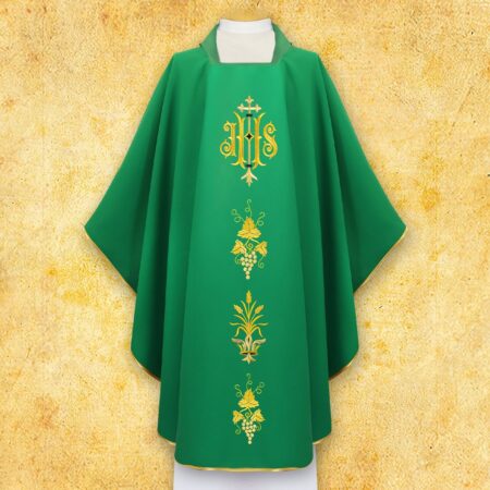 Embroidered Chasuble "IHS"