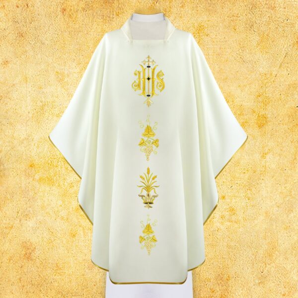 Embroidered Chasuble "IHS"