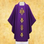 Embroidered Chasuble "IHS"
