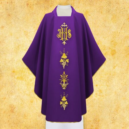 Embroidered Chasuble "IHS"