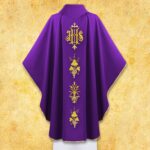 Embroidered Chasuble "IHS"