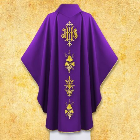 Embroidered Chasuble "IHS"