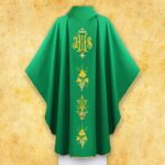 Embroidered Chasuble "IHS"