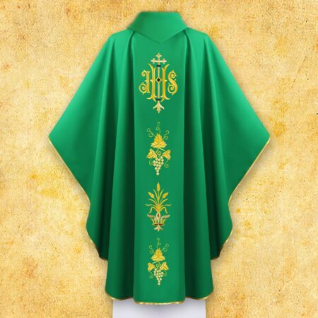 Embroidered Chasuble "IHS"