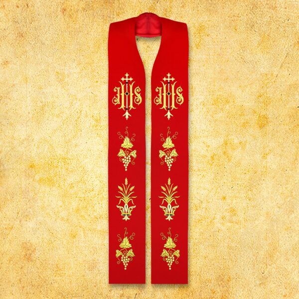 Embroidered Stole "IHS"