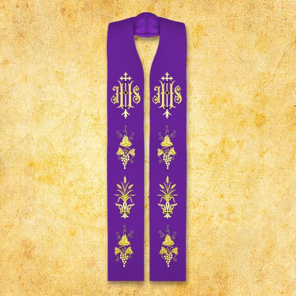 Embroidered Stole "IHS"