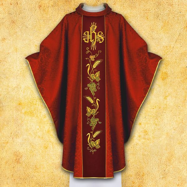 Chasuble with Embroidered Belt