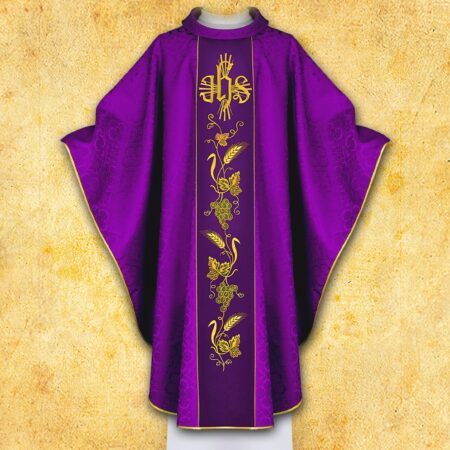 Chasuble with Embroidered Belt