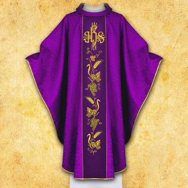 Chasuble with Embroidered Belt