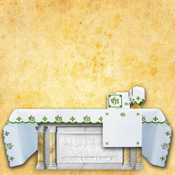 Embroidered "Cathedral" Red Napkin 110X110