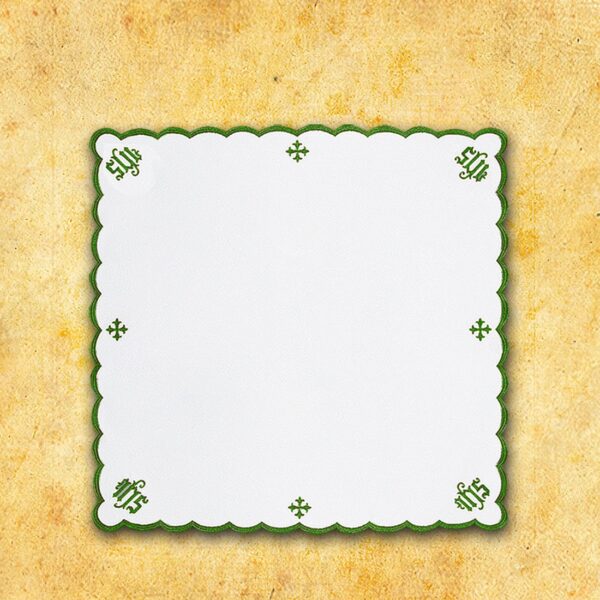 Embroidered "Cathedral" Red Napkin 110X110