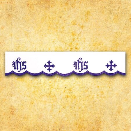 Embroidered "Cathedral" Red Napkin 110X110