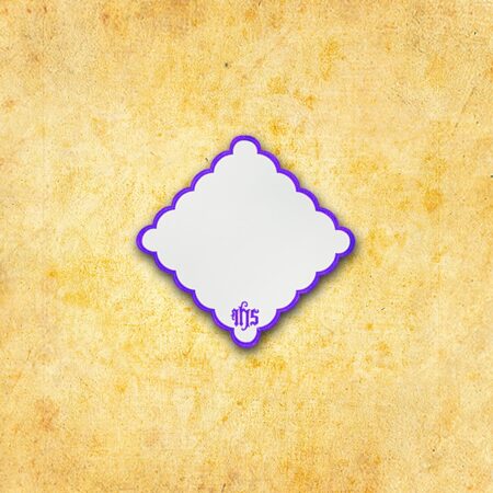 Embroidered "Cathedral" Red Napkin 110X110