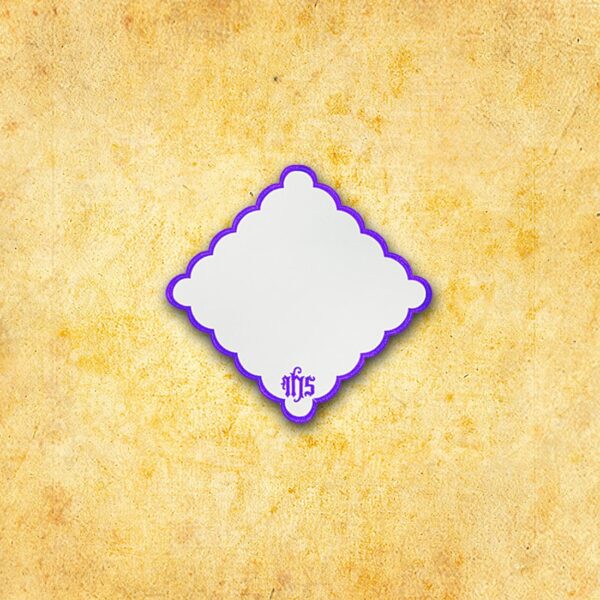 Embroidered "Cathedral" Red Napkin 110X110