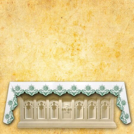 Embroidered tablecloth "Cristiano" Red - any size