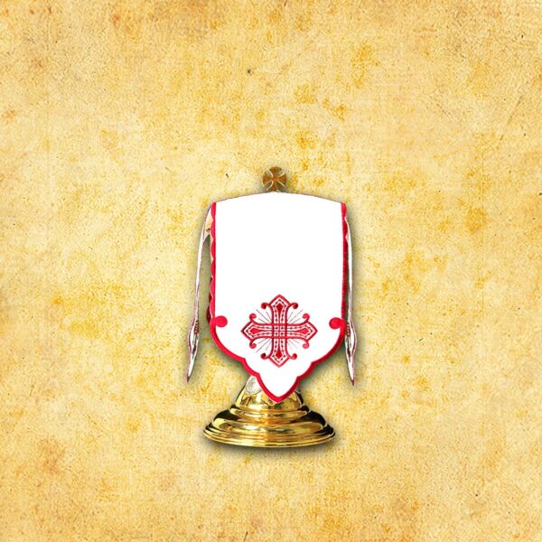 "Calvario" Ciborium Veil Red