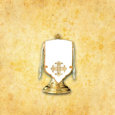 "Calvario" Ciborium Veil Gold