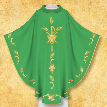 Ecru Embroidered Chasuble