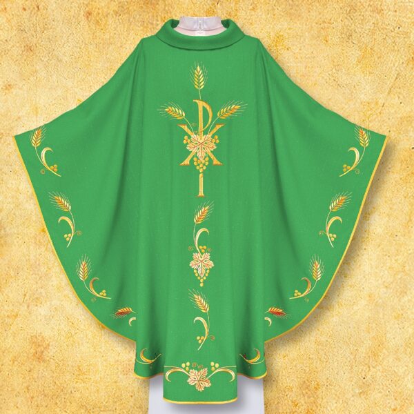 Ecru Embroidered Chasuble