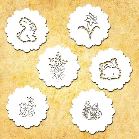 Set of napkins for Easter basket