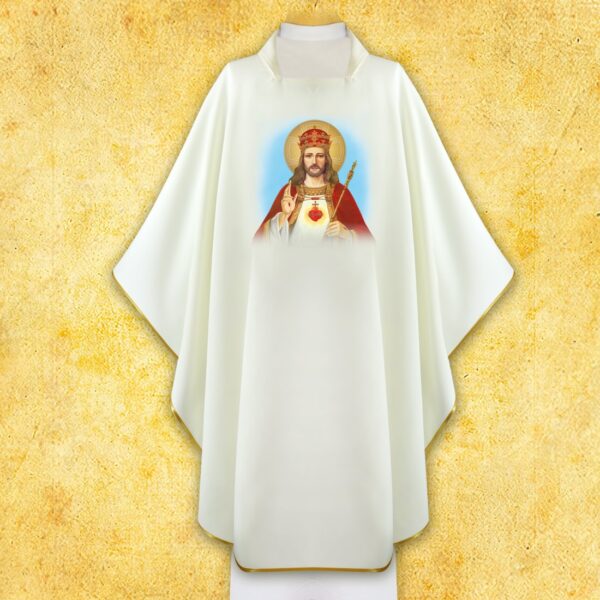 Chasuble with Photographic Image "Christ the King"