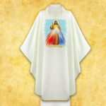 Chasuble with a Photographic Image of "Merciful Jesus"