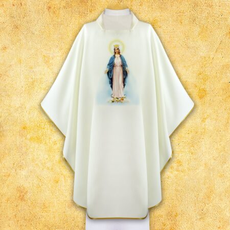 Chasuble with a Photographic Image of "Our Lady Immaculate"