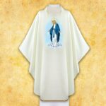 Chasuble with a Photographic Image of "Our Lady Immaculate"