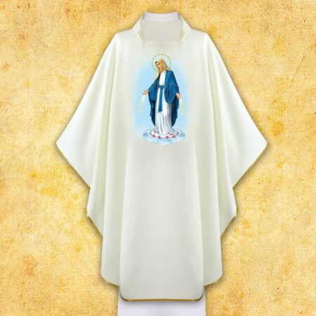 Chasuble with a Photographic Image of "Our Lady Immaculate"