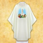 Chasuble with a Photographic Image of "Our Lady of Fatima"