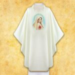 Chasuble with a Photographic Image of "Our Lady of Fatima"